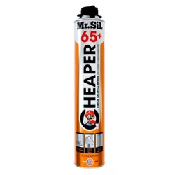 Пена монтажная профессиональная всесезонная Mr.Sil Cheaper 65+ 750мл (12шт/кор)